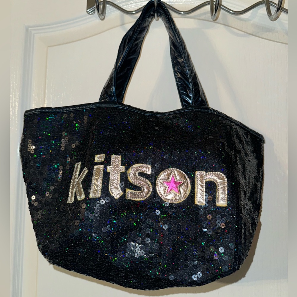 Vintage 2000s LA Kitson Store Sequined Tote Bag